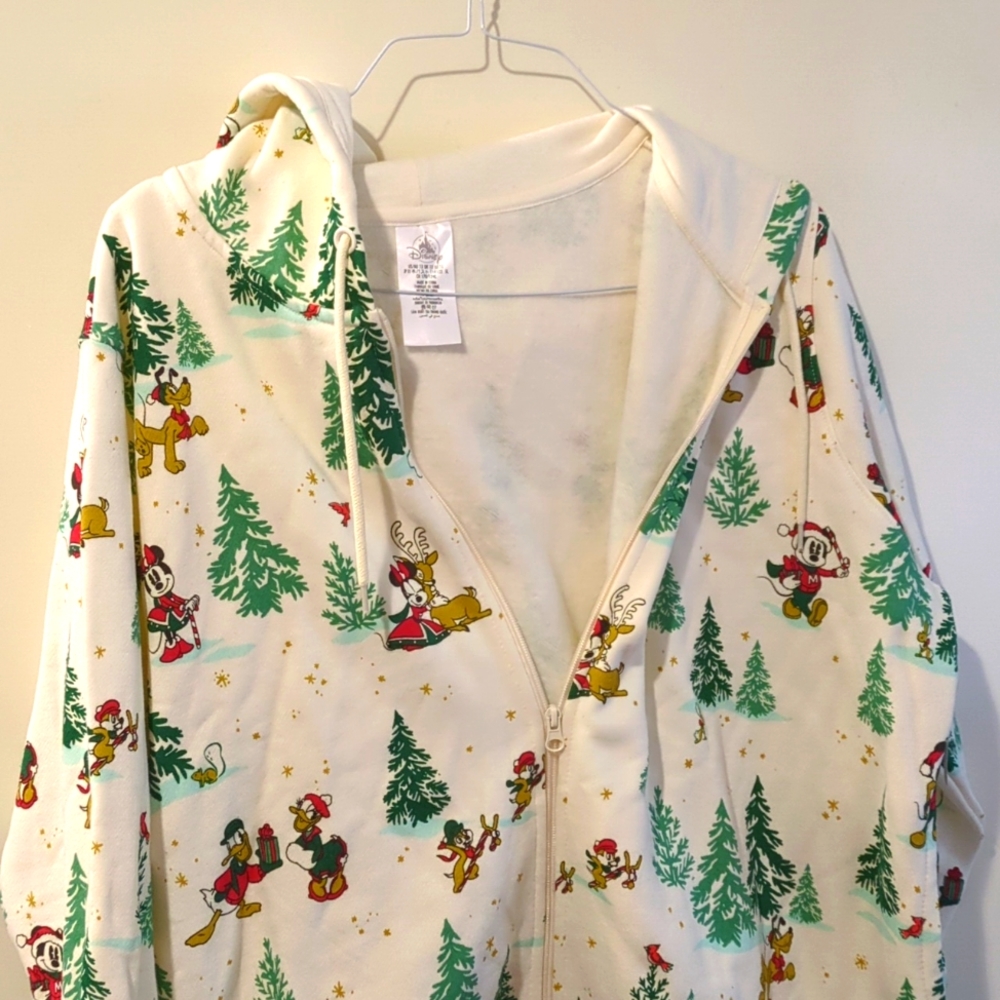 Disney Christmas zip up hoodie 1x